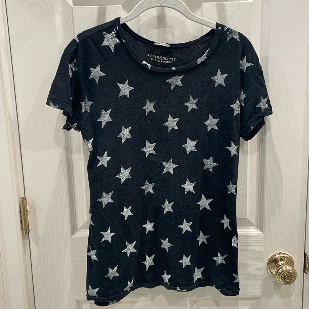 Denim & Supply Ralph Lauren women’s short sleeve patriotic T-shirt size XS